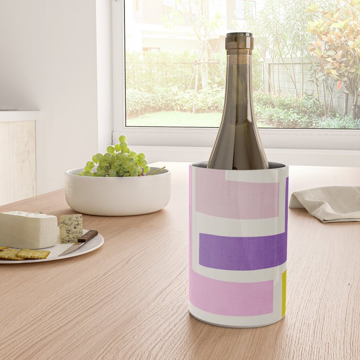 Pastel Colorful Modern Artwork Wine Chiller Gallery Image 4