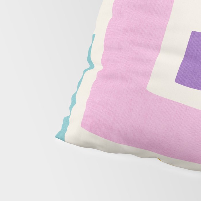Pastel Colorful Modern Artwork Pillow Sham Gallery Image 4