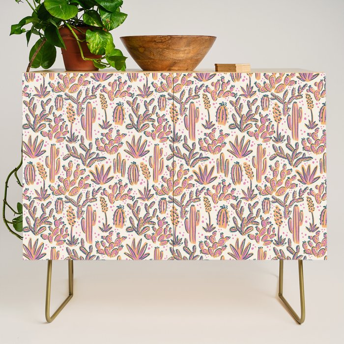 Cactus Desert - Sunset  Credenza Gallery Image 1