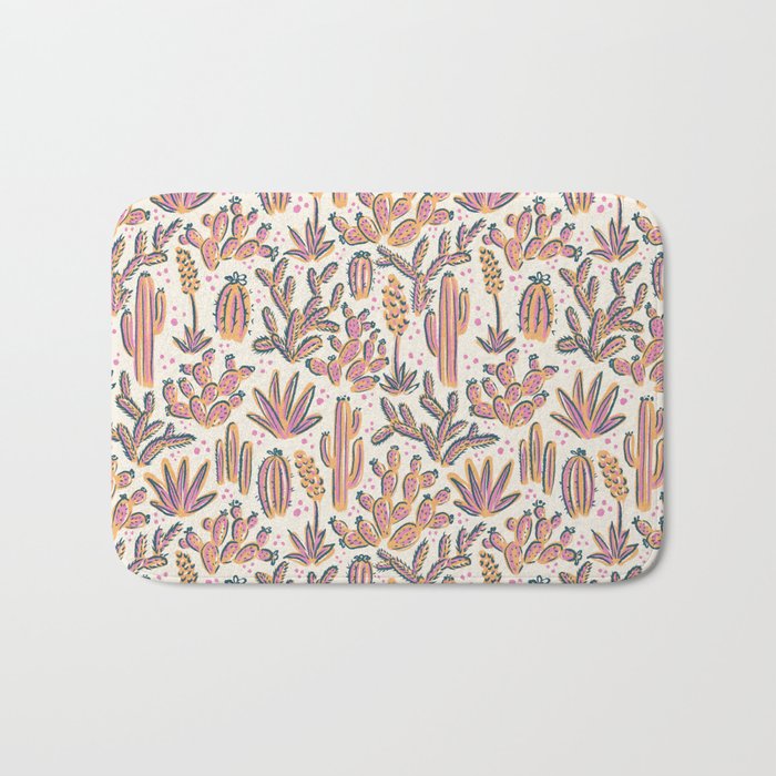 Cactus Desert - Sunset  Bath Mat Gallery Image 1