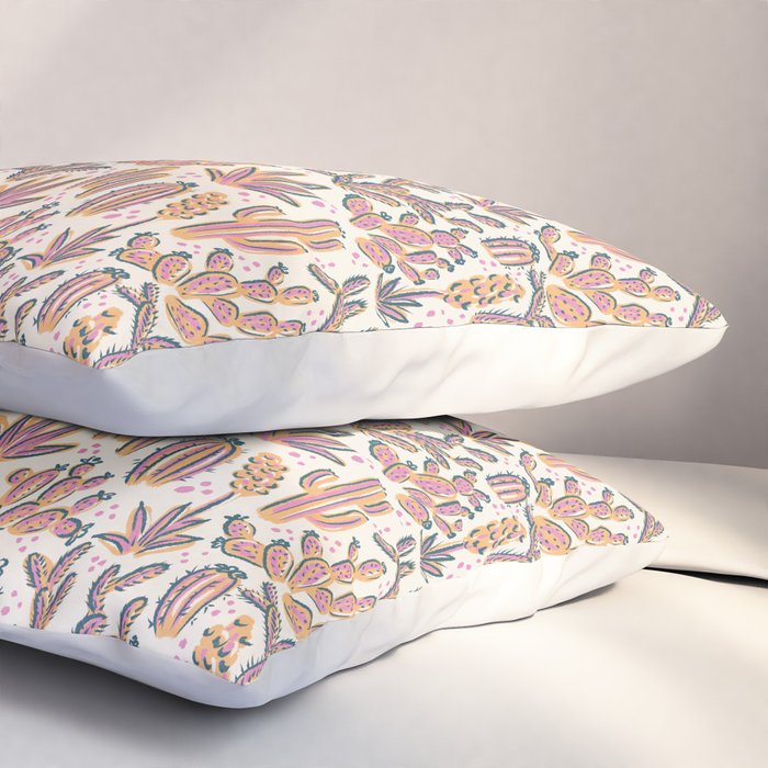 Cactus Desert - Sunset  Pillow Sham Gallery Image 3