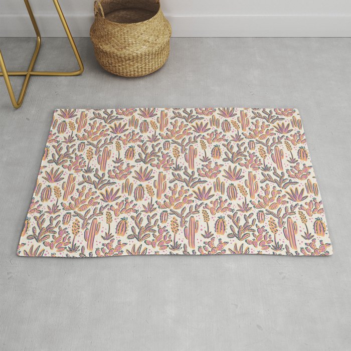 Cactus Desert - Sunset  Rug Gallery Image 1