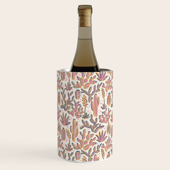 Cactus Desert - Sunset  Wine Chiller Gallery Image 1
