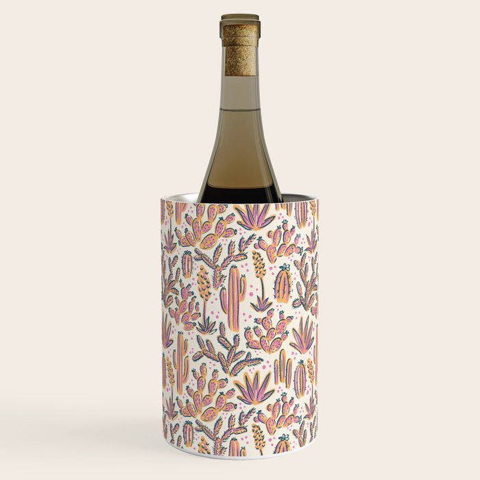 Cactus Desert - Sunset  Wine Chiller Gallery Image 2