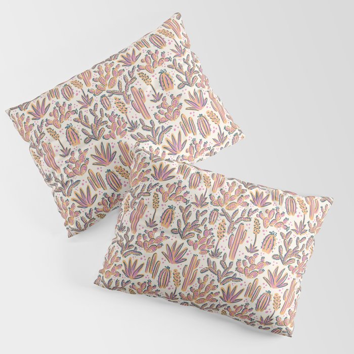 Cactus Desert - Sunset  Pillow Sham Gallery Image 3