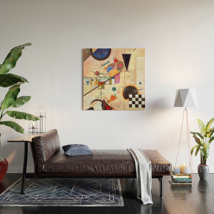 Wassily Kandinsky Opposing Accords Wood Wall Art Gallery Image 2