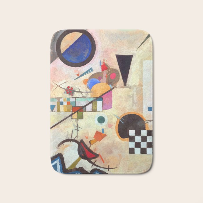 Wassily Kandinsky Opposing Accords Bath Mat Gallery Image 1