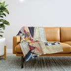 Wassily Kandinsky Opposing Accords Throw Blanket Gallery Image 1
