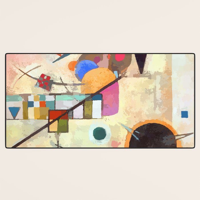 Wassily Kandinsky Opposing Accords Desk Mat Gallery Image 3