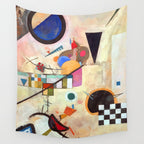Wassily Kandinsky Opposing Accords Wall Tapestry Gallery Image 4