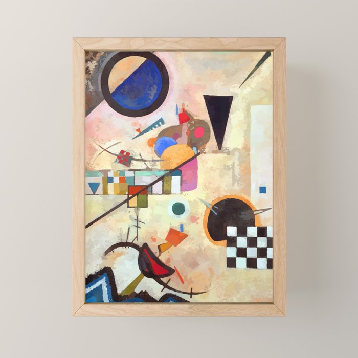 Wassily Kandinsky Opposing Accords Mini Art Print Gallery Image 1
