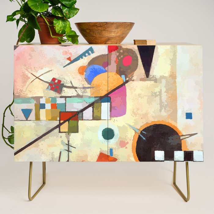 Wassily Kandinsky Opposing Accords Credenza Gallery Image 1