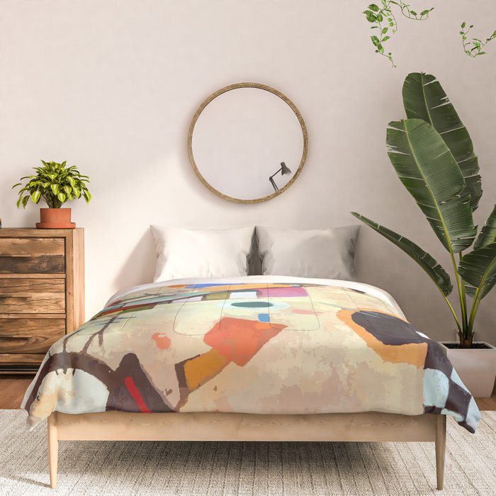 Wassily Kandinsky Opposing Accords Comforter Gallery Image 3