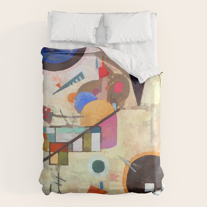 Wassily Kandinsky Opposing Accords Duvet Cover Gallery Image 6