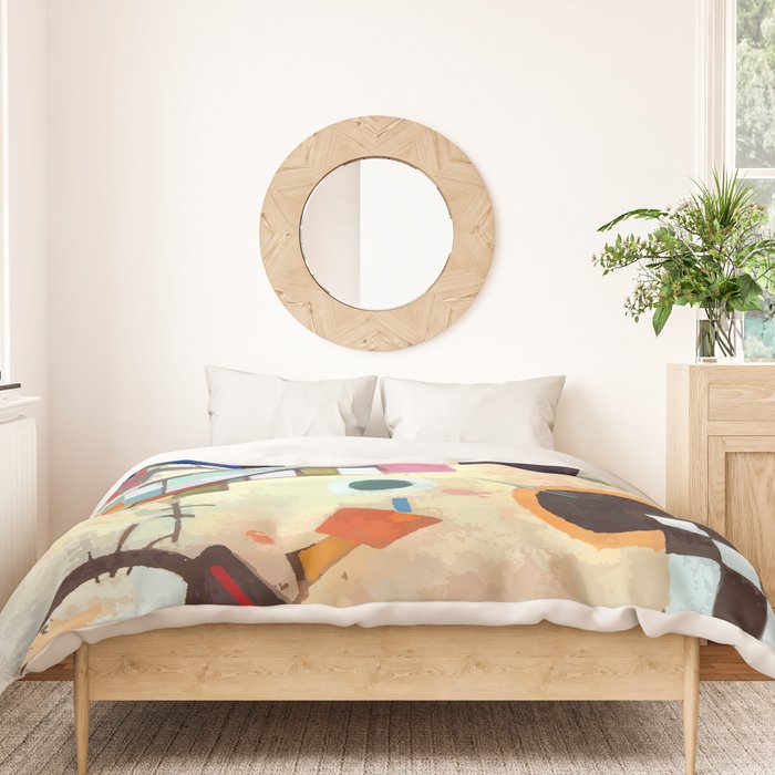 Wassily Kandinsky Opposing Accords Duvet Cover Gallery Image 3
