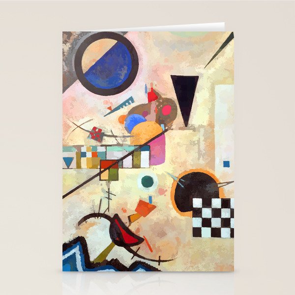 Wassily Kandinsky Opposing Accords Stationery Card Gallery Image 2