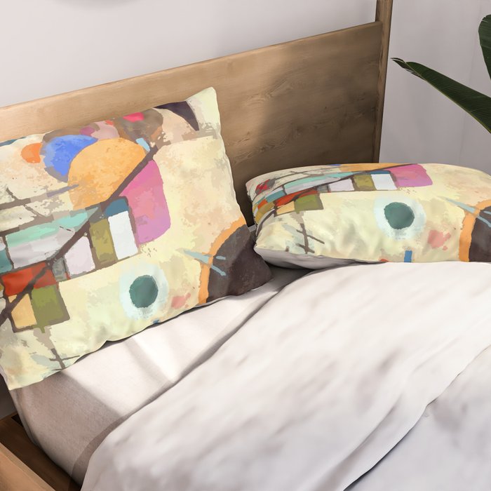 Wassily Kandinsky Opposing Accords Pillow Sham Gallery Image 2