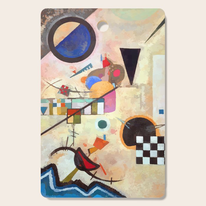 Wassily Kandinsky Opposing Accords Cutting Board Gallery Image 1