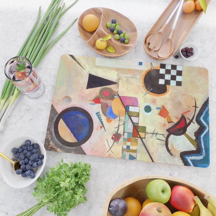 Wassily Kandinsky Opposing Accords Cutting Board Gallery Image 2