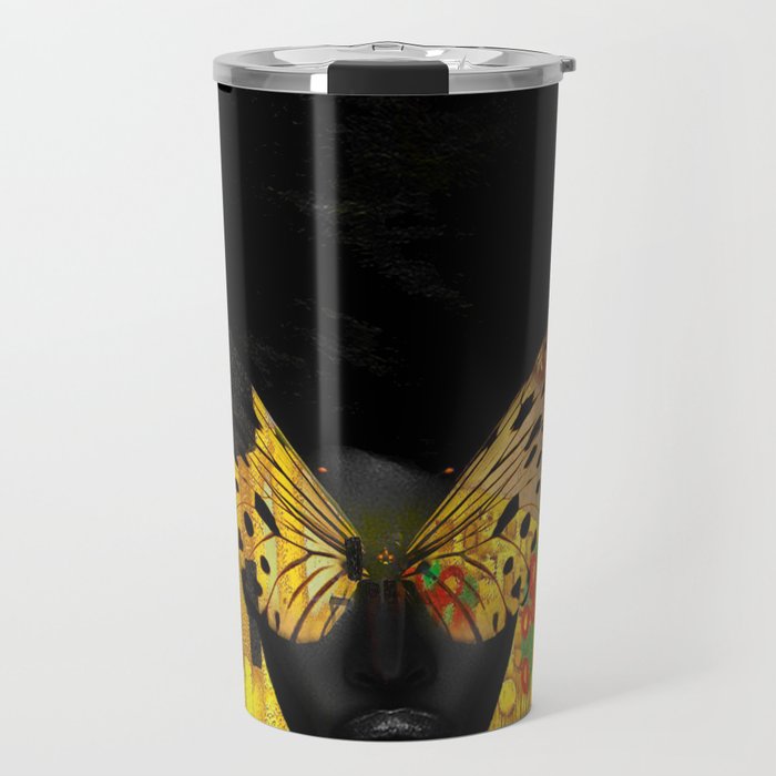 lady butterfly Travel Mug Gallery Image 1
