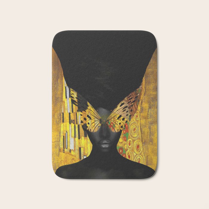 lady butterfly Bath Mat Gallery Image 1