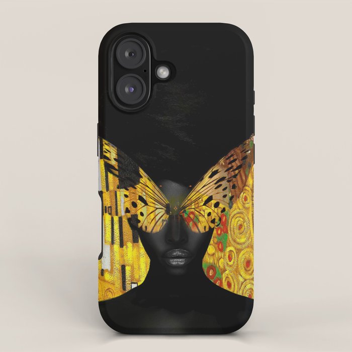 lady butterfly iPhone Case Gallery Image 1
