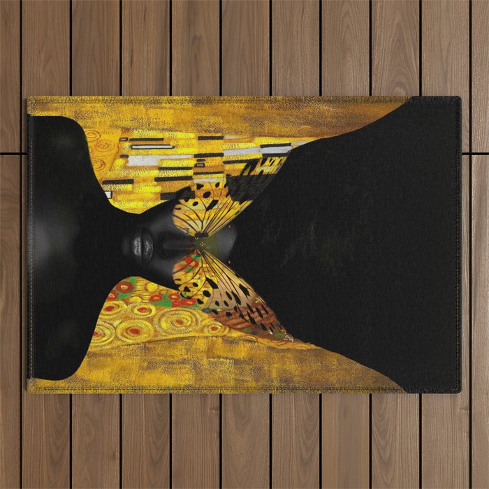 lady butterfly Outdoor Rug Gallery Image 1
