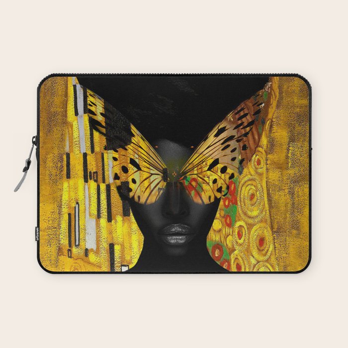 lady butterfly Laptop Sleeve Gallery Image 1