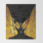 lady butterfly Throw Blanket Gallery Image 2