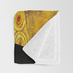 lady butterfly Throw Blanket Gallery Image 3