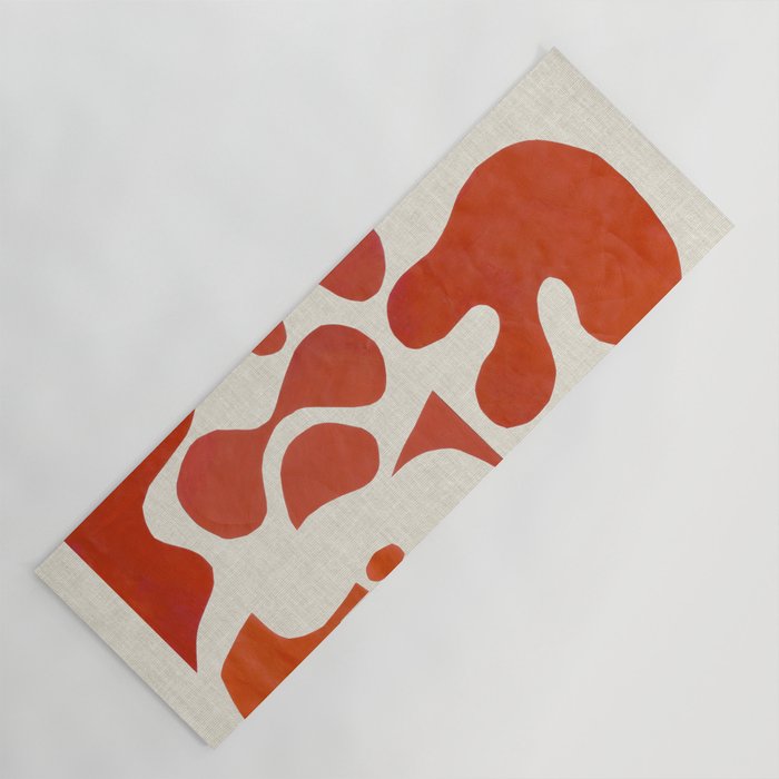 Mid Century Lava Yoga Mat Gallery Image 1