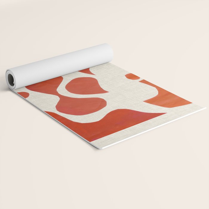 Mid Century Lava Yoga Mat Gallery Image 2