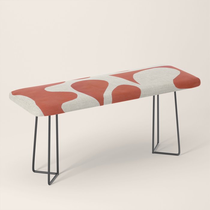 Mid Century Lava Bench Gallery Image 1