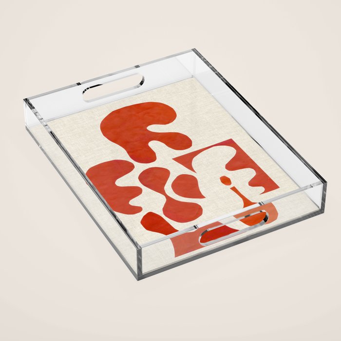 Mid Century Lava Acrylic Tray Gallery Image 1