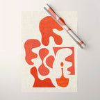 Mid Century Lava Wrapping Paper Gallery Image 1