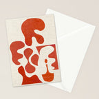 Mid Century Lava Stationery Card Gallery Image 2