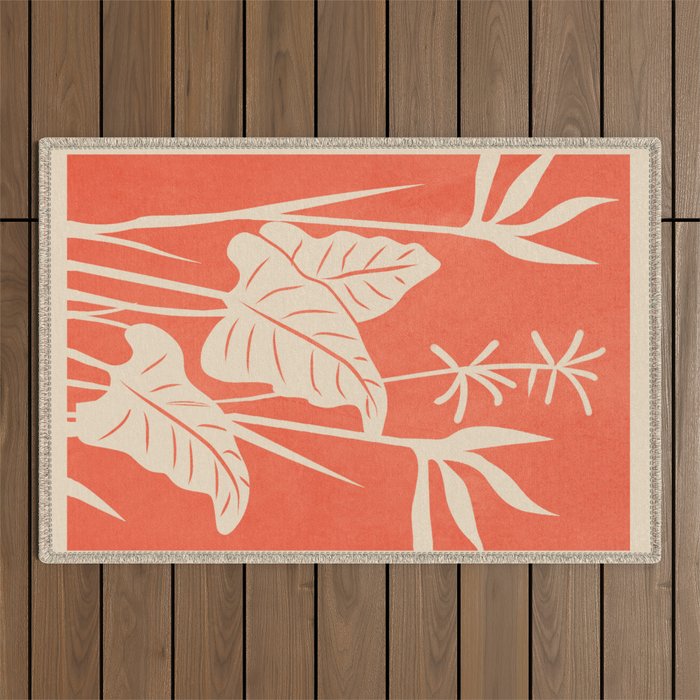 Plant Imprints 4 Outdoor Rug Gallery Image 1