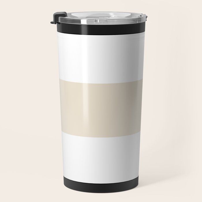 Accent (Black & Cream) Travel Mug Gallery Image 3