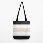 Accent (Black & Cream) Tote Bag Gallery Image 2