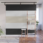 Accent (Black & Cream) Wall Mural Gallery Image 1