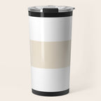 Accent (Black & Cream) Travel Mug Gallery Image 1