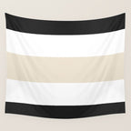 Accent (Black & Cream) Wall Tapestry Gallery Image 4