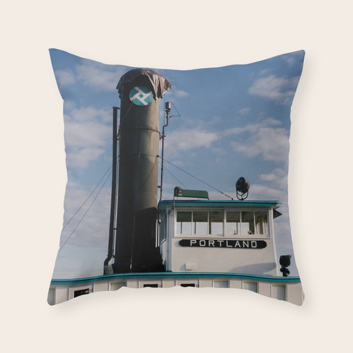 Oregon Maritime Museum Throw Pillow Gallery Image 6