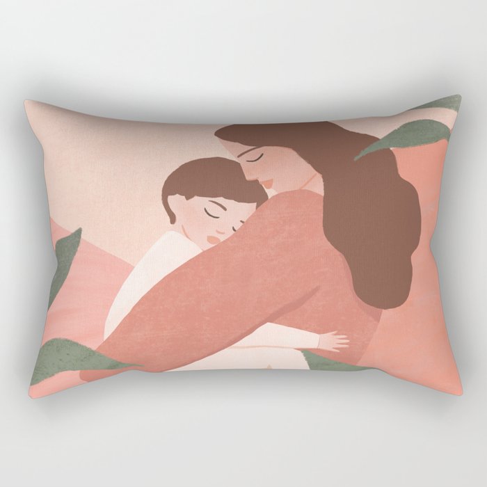 Mother's Comfort Rectangular Pillow Gallery Image 1