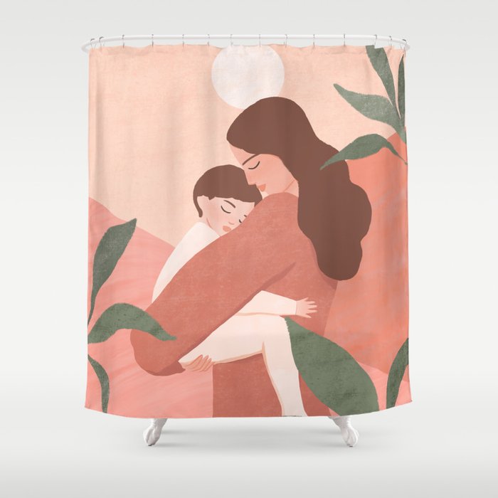 Mother's Comfort Shower Curtain Gallery Image 1