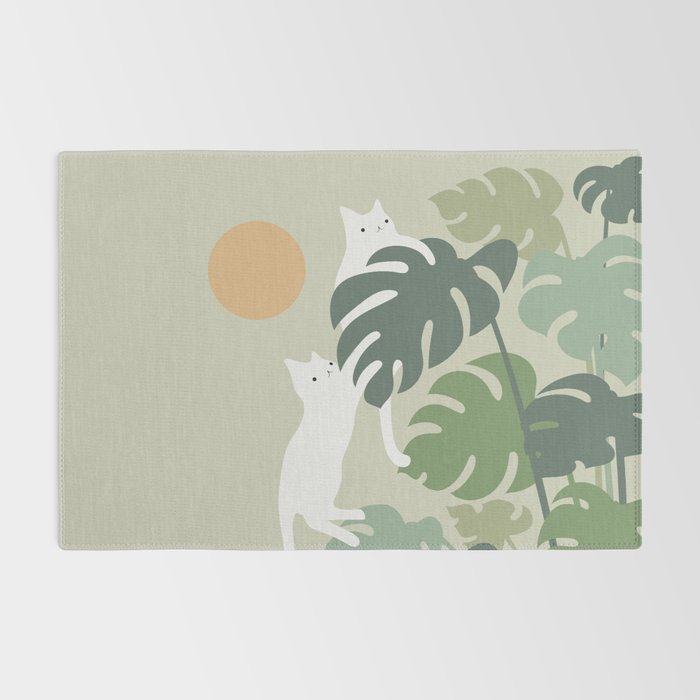 Cat and Plant 42 Rug Gallery Image 2