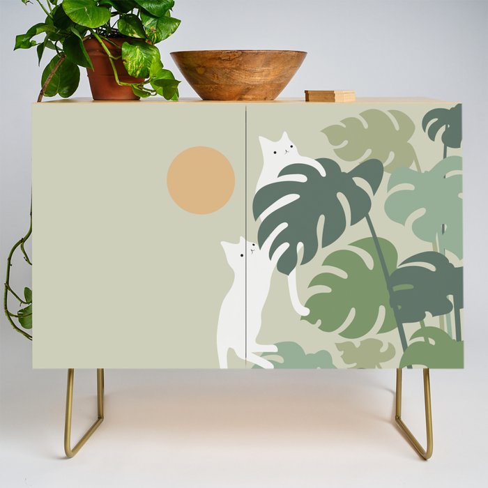 Cat and Plant 42 Credenza Gallery Image 1