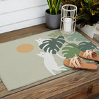 Cat and Plant 42 Outdoor Rug Gallery Image 2