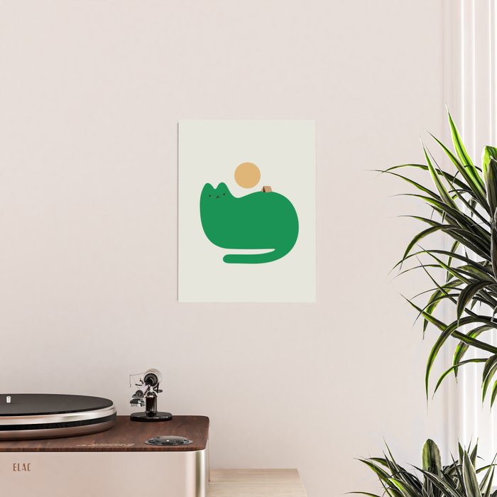 Cat Landscape 118A: Purrfect Campsite A Poster Gallery Image 2