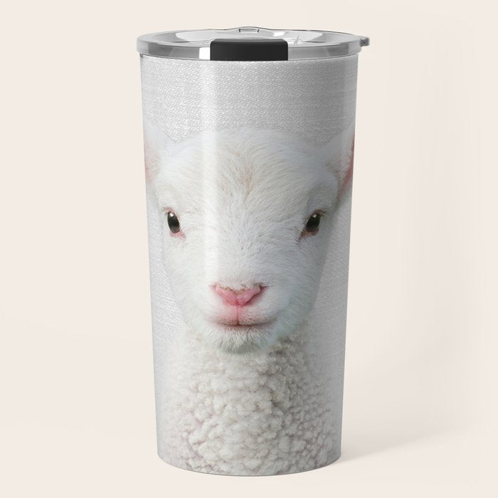 Lamb - Colorful Travel Mug Gallery Image 1